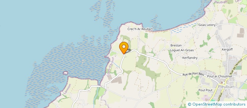localisation de l'entreprise TENNIS CLUB DE LA PRESQU'ILE  PLEUBIAN