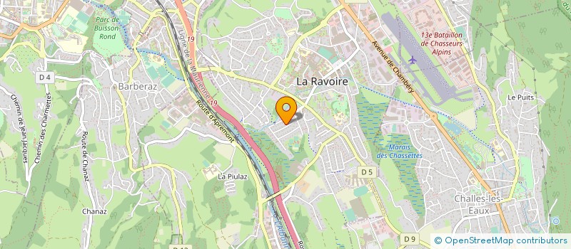 localisation de l'entreprise TENNIS CLUB DE LA RAVOIRE à LA RAVOIRE