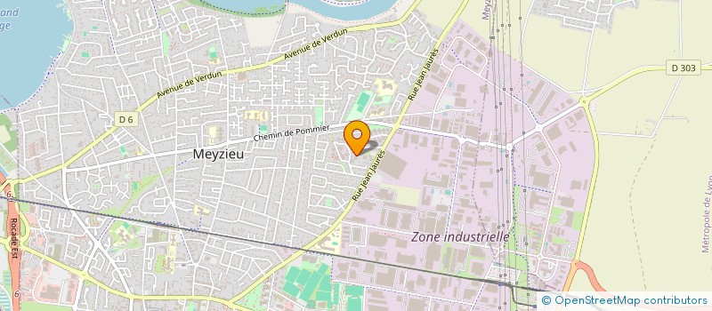 localisation de l'entreprise TENNIS CLUB DE LA SAPINIERE  MEYZIEU