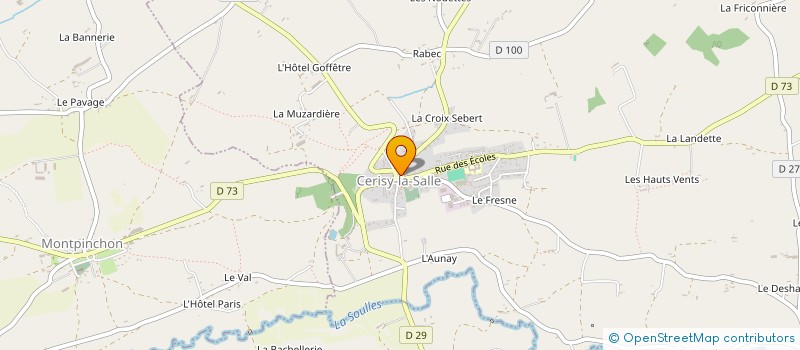 localisation de l'entreprise TENNIS CLUB DE LA VANNE  RONCEY