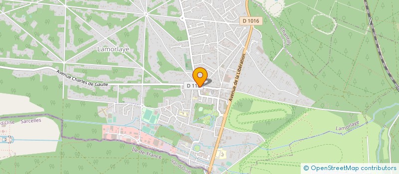 localisation de l'entreprise TENNIS CLUB DE LAMORLAYE  LAMORLAYE