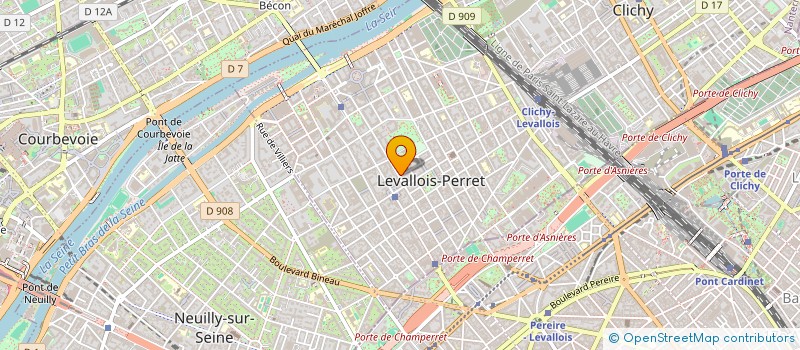 localisation de l'entreprise TENNIS CLUB DE LEVALLOIS     1 à LEVALLOIS-PERRET
