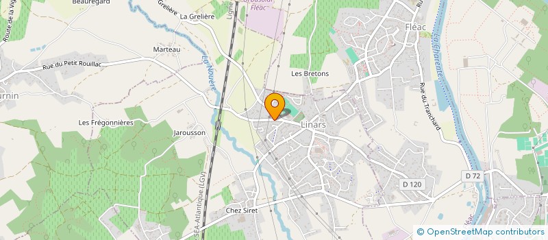 localisation de l'entreprise TENNIS CLUB DE LINARS à LINARS