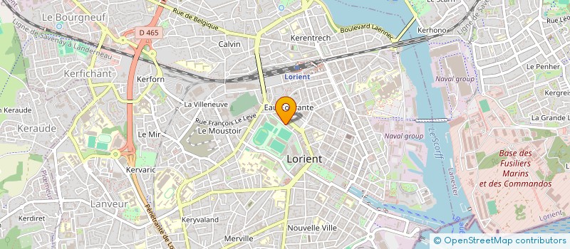 localisation de l'entreprise TENNIS CLUB DE LORIENT à LORIENT