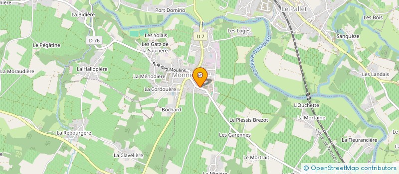 localisation de l'entreprise TENNIS CLUB DE MAISDON SUR SEVRE à MAISDON-SUR-SEVRE