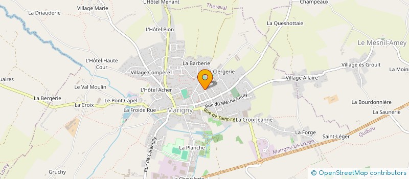 localisation de l'entreprise TENNIS CLUB DE MARIGNY-LE-LOZON  MARIGNY-LE-LOZON