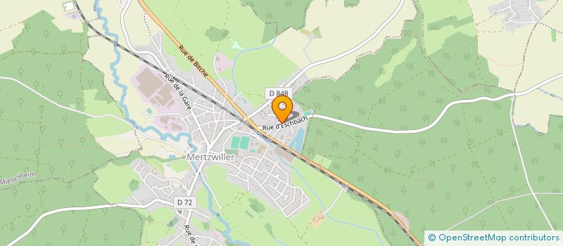 localisation de l'entreprise TENNIS CLUB DE MERTZWILLER  MERTZWILLER