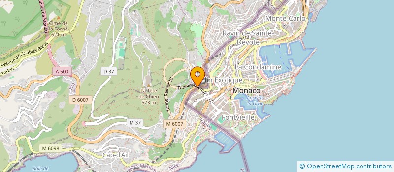 localisation de l'entreprise TENNIS CLUB DE MONACO à CAP-D'AIL