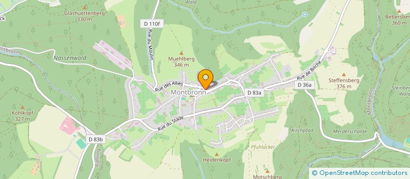 localisation de l'entreprise TENNIS CLUB DE MONTBRONN  MONTBRONN