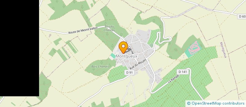 localisation de l'entreprise TENNIS CLUB DE MONTGUEUX  MONTGUEUX