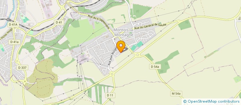 localisation de l'entreprise TENNIS CLUB DE MONTOIS  MONTOIS-LA-MONTAGNE