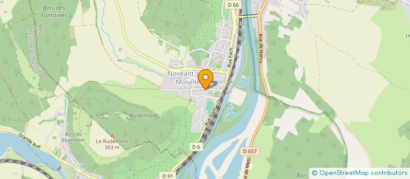 localisation de l'entreprise TENNIS CLUB DE NOVEANT  NOVEANT-SUR-MOSELLE