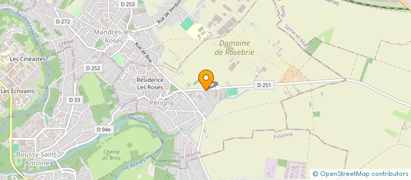 localisation de l'entreprise TENNIS CLUB DE PERIGNY  PERIGNY