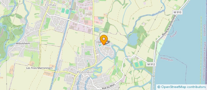 localisation de l'entreprise TENNIS CLUB DE PLOBSHEIM  PLOBSHEIM