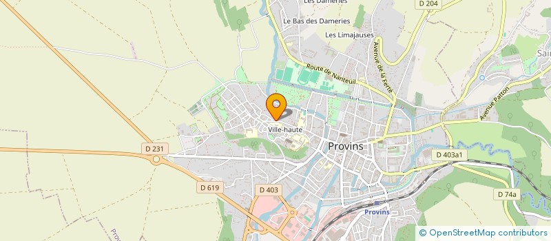 localisation de l'entreprise TENNIS CLUB DE PROVINS  PROVINS