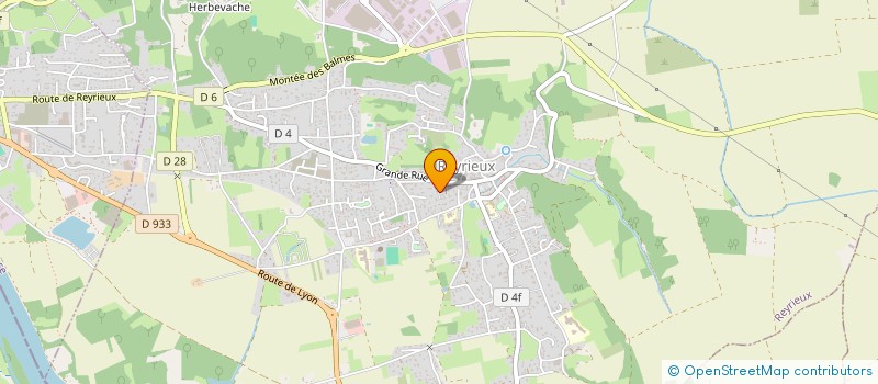 localisation de l'entreprise TENNIS CLUB DE REYRIEUX à REYRIEUX
