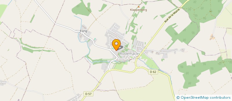 localisation de l'entreprise TENNIS CLUB DE RODEMACK  RODEMACK