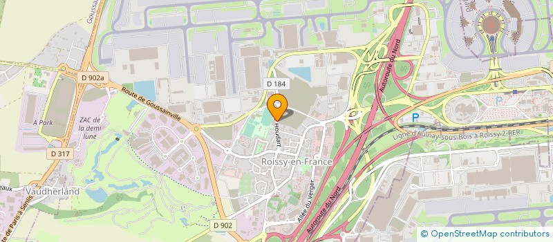 localisation de l'entreprise TENNIS CLUB DE ROISSY  ROISSY-EN-FRANCE