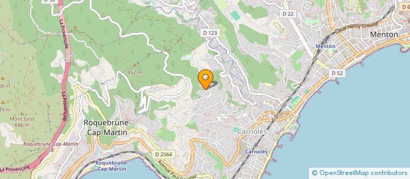 localisation de l'entreprise TENNIS CLUB DE ROQUEBRUNE à ROQUEBRUNE-CAP-MARTIN