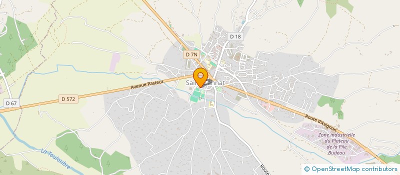 localisation de l'entreprise TENNIS CLUB DE SAINT CANNAT  SAINT-CANNAT