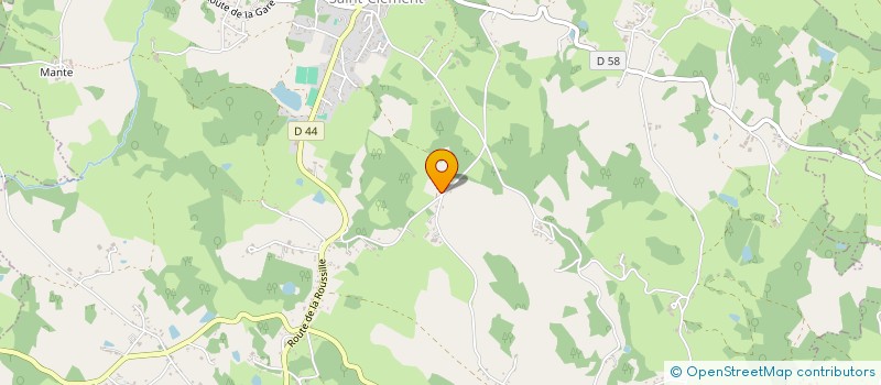 localisation de l'entreprise TENNIS CLUB DE SAINT-CLEMENT  SEILHAC