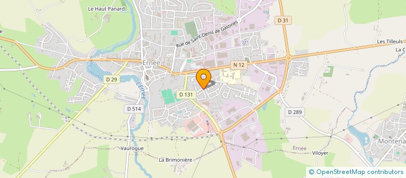 localisation de l'entreprise TENNIS CLUB DE SAINT DENIS DE GASTINES à SAINT-DENIS-DE-GASTINES