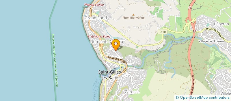 localisation de l'entreprise TENNIS CLUB DE SAINT GILLES LES BAINS  SAINT-PAUL