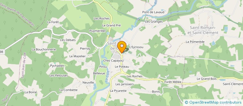 localisation de l'entreprise TENNIS CLUB DE SAINT JEAN DE COLE  SAINT-JEAN-DE-COLE