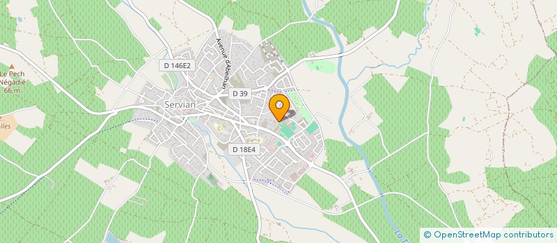 localisation de l'entreprise TENNIS CLUB DE SERVIAN  SERVIAN