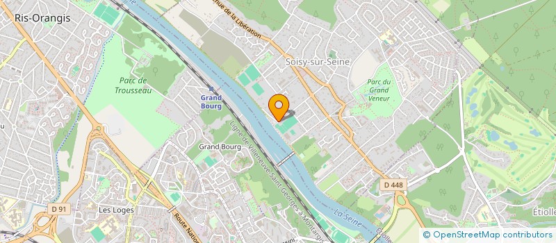localisation de l'entreprise TENNIS CLUB DE SOISY SUR SEINE à SOISY-SUR-SEINE