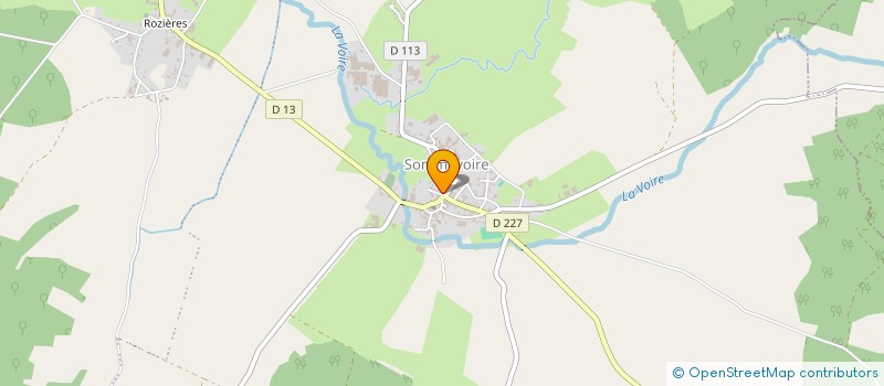 localisation de l'entreprise TENNIS CLUB DE SOMMEVOIRE-ROZIERES à SOMMEVOIRE