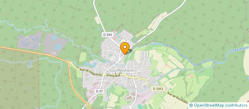 localisation de l'entreprise TENNIS CLUB DE SOUFFLENHEIM  SOUFFLENHEIM