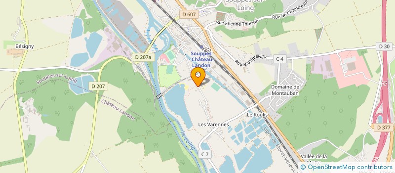 localisation de l'entreprise TENNIS CLUB DE SOUPPES à SOUPPES-SUR-LOING