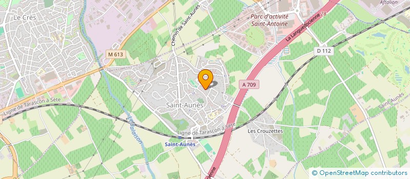 localisation de l'entreprise TENNIS CLUB DE ST AUNES à SAINT-AUNES