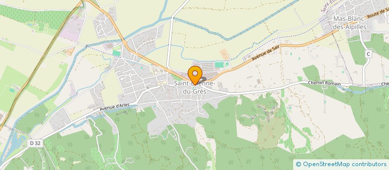 localisation de l'entreprise TENNIS CLUB DE ST ETIENNE DU GRES  SAINT-ETIENNE-DU-GRES