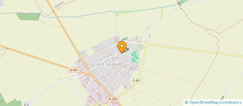 localisation de l'entreprise TENNIS CLUB DE ST SOUPPLETS  SAINT-SOUPPLETS