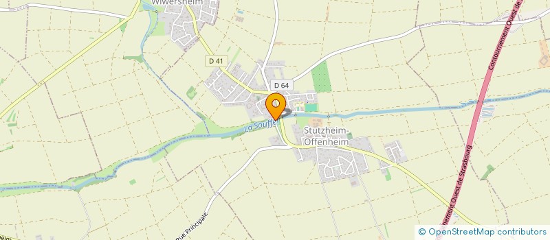 localisation de l'entreprise TENNIS CLUB DE STUTZHEIM OFFENHEIM  STUTZHEIM-OFFENHEIM