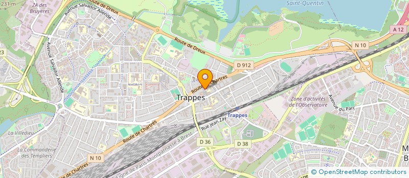 localisation de l'entreprise TENNIS CLUB DE TRAPPES  TRAPPES