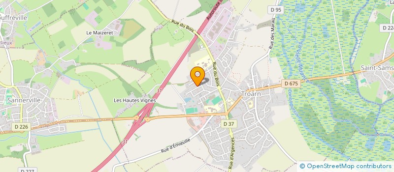 localisation de l'entreprise TENNIS CLUB DE TROARN  TROARN