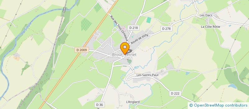 localisation de l'entreprise TENNIS CLUB DE VENDAT  VENDAT