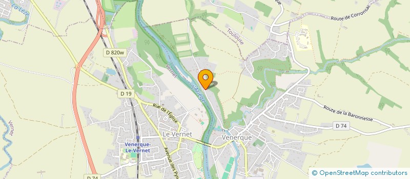 localisation de l'entreprise TENNIS CLUB DE VENERQUE à VENERQUE