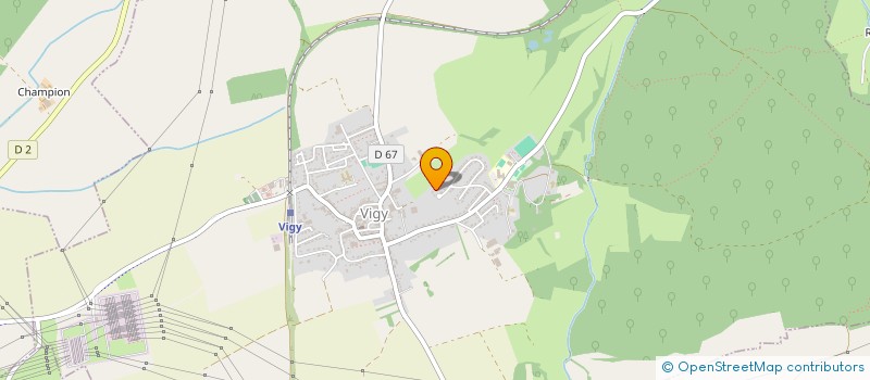 localisation de l'entreprise TENNIS CLUB DE VIGY  VIGY