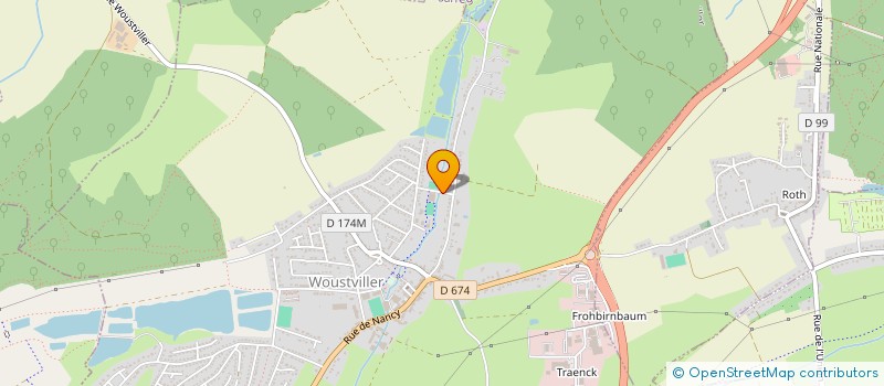 localisation de l'entreprise TENNIS CLUB DE WOUSTVILLER  WOUSTVILLER