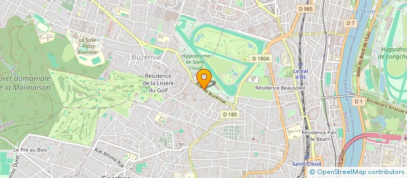 localisation de l'entreprise TENNIS CLUB DEBAT INNOXA à GARCHES