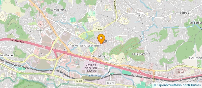 localisation de l'entreprise TENNIS CLUB DES 7 COLLINES à MARSEILLE