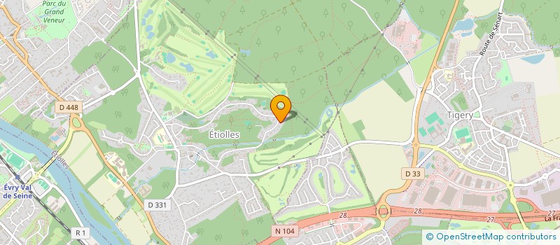 localisation de l'entreprise TENNIS CLUB DES BOIS DU CERF  ETIOLLES