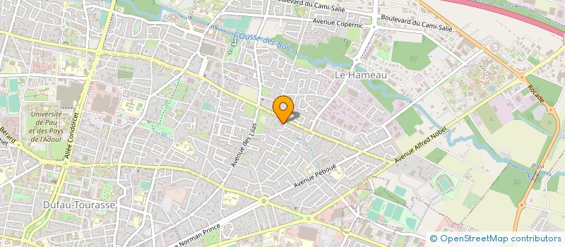 localisation de l'entreprise TENNIS CLUB DES BRUYERES à PAU