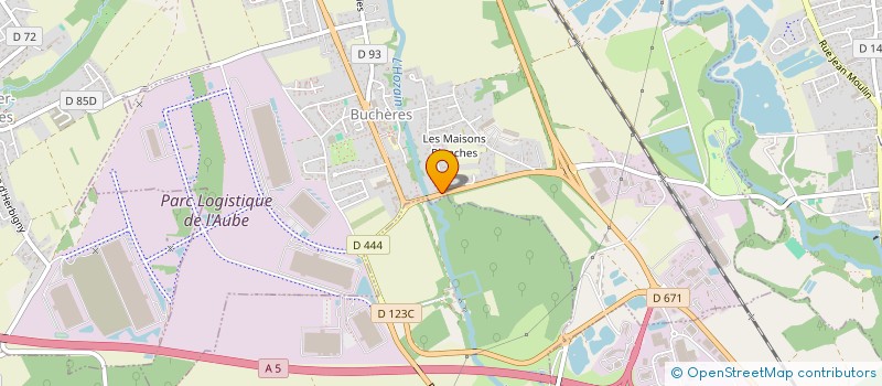 localisation de l'entreprise TENNIS CLUB DES DEUX VALLEES  BUCHERES