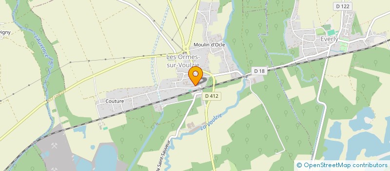 localisation de l'entreprise TENNIS CLUB DES ORMES  LES ORMES-SUR-VOULZIE