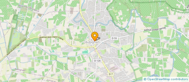 localisation de l'entreprise TENNIS CLUB DU BREGOUX  AUBIGNAN